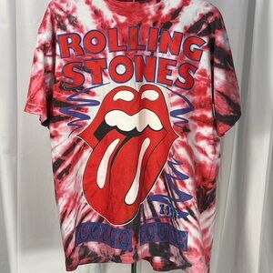 1994 Voo Doo Lounge Rolling Stones Tie-Dye Tongue Logo Vintage Tee Shirt